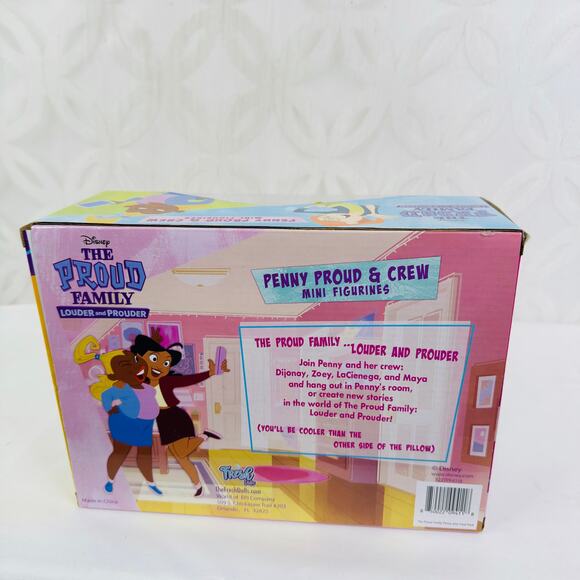 The Proud Family Louder and Prouder Penny Proud & Crew Mini Figurines Pack - Picture 2 of 5
